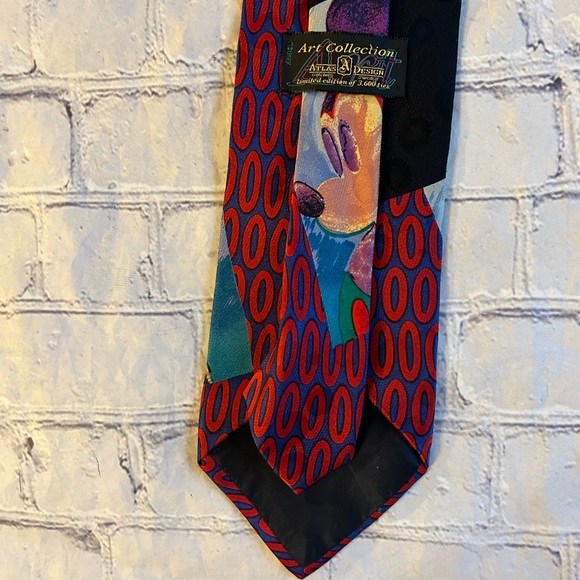 WALT DISNEY MICKEY IT ALL STARTED WITH A MOUSE MENS SILK TIE MADE IN ITALY - Picture 3 of 8